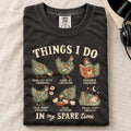 Things I Do In My Spare Time Chicken Comfort Colors T-Shirt Black