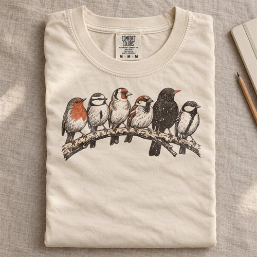 Bird Branch Comfort Colors T-Shirt Ivory