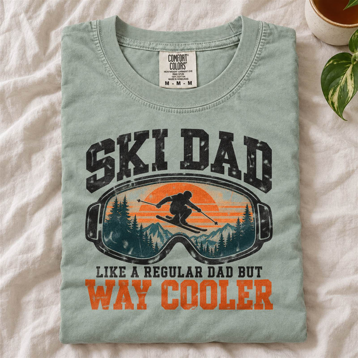 Ski Dad, Way Cooler Comfort Colors T-Shirt Bay
