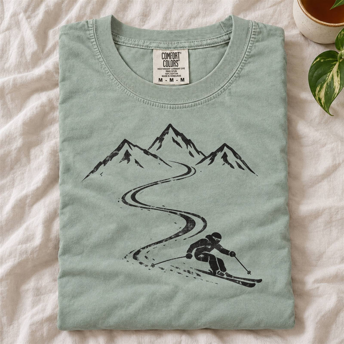 Ski Path Comfort Colors T-Shirt Bay