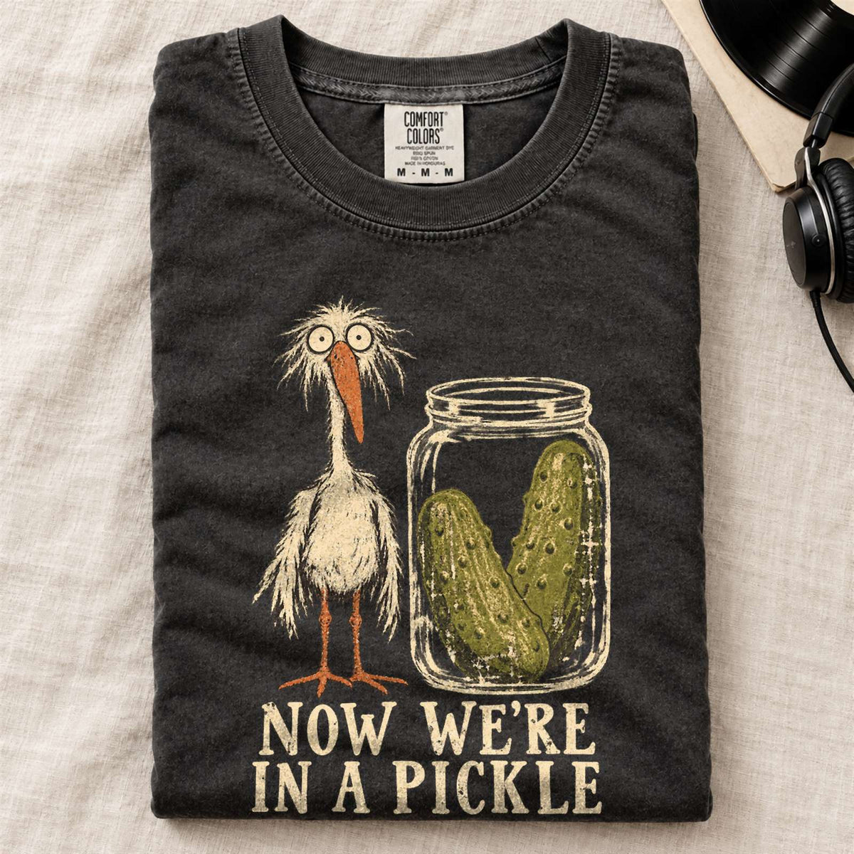 Now We're In A Pickle Comfort Colors T-Shirt Black